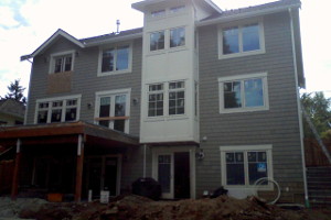Custom Home Rear