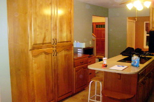 Kitchen before
