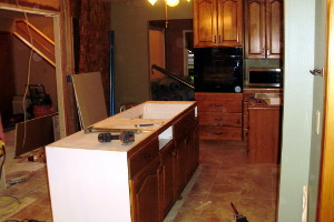 Kitchen during